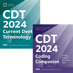 CDT 2024 Dental Coding Kit Book Cover
