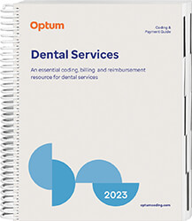 Coding and Payment Guide for Dental Services 2023 Book Cover